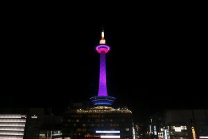 2023年 京都タワーのライトアップ